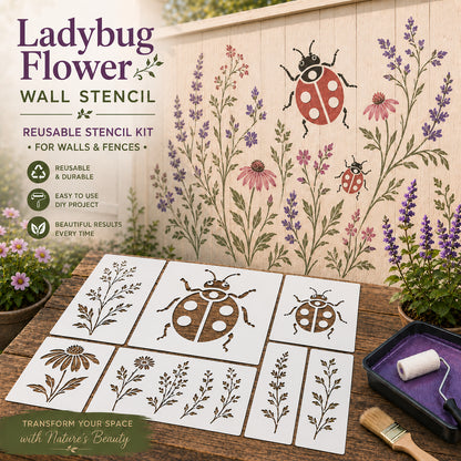 📦Limited Stock 49% OFF 🌿 Garden Wall Stencil™—Make your walls look lively and not monotonous🔥Buy 2 Get 1 FREE🎁Give your child a vivid home🏠