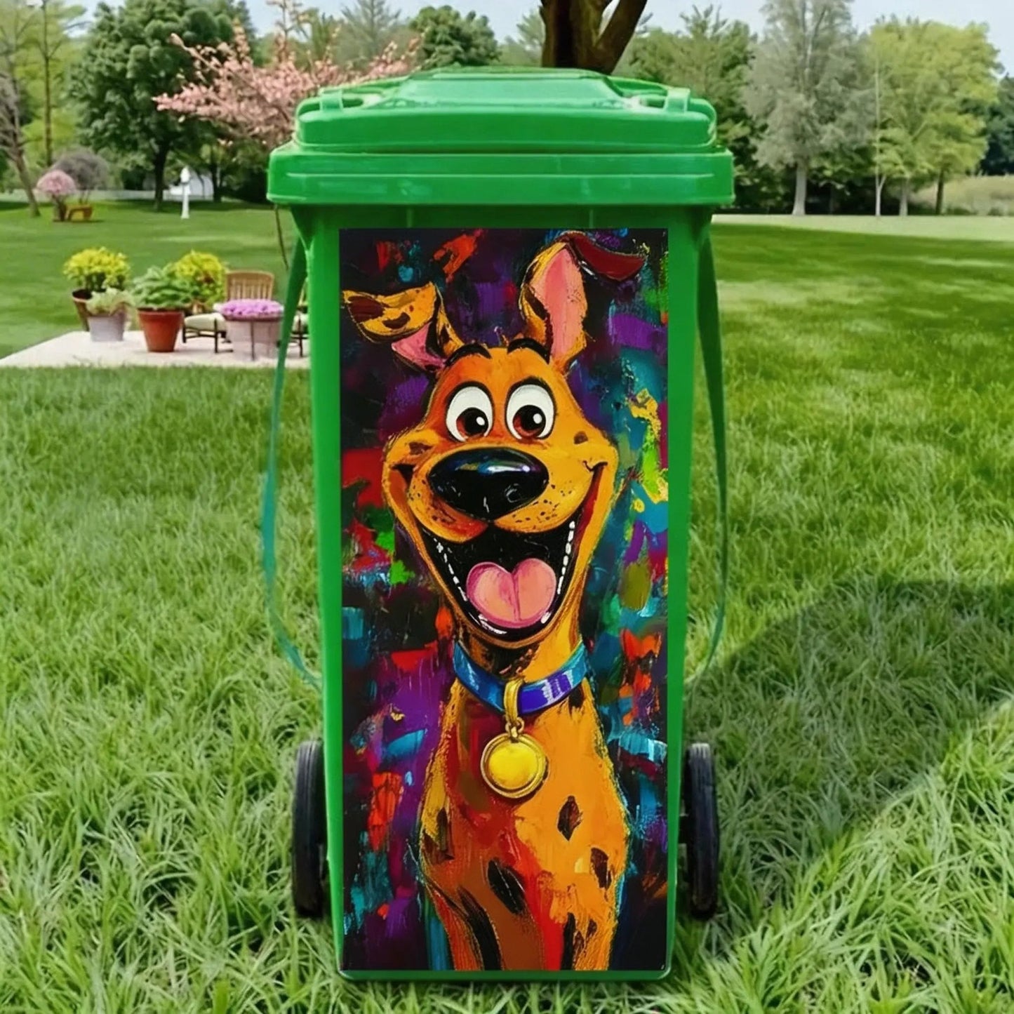 𝟒𝟗% 𝐎𝐅𝐅 𝐅𝐥𝐚𝐬𝐡 𝐒𝐚𝐥𝐞!:Creative Trash Can Sticker with Colourful Cartoon✨