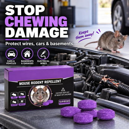🔥 LAST DAY 50% OFF - Natural Plant-Based Rodent Repellent Balls (12 Pack) 🌿