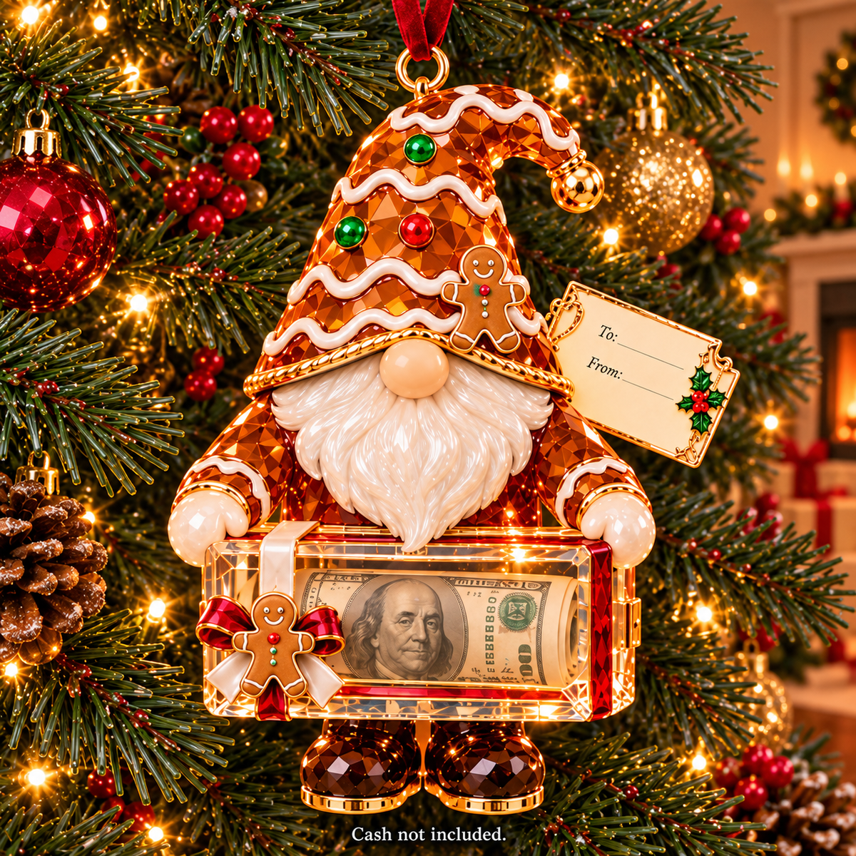 🔥Last Day 50% OFF -🎄💵 Christmas Gnome Money Holder Ornaments – A Fun & Magical Cash Gift Surprise 🎁