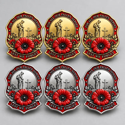 🌺Limited Edition Red P*ppy Remembrance Brooch – For All Our Fallen Heroes🎖️