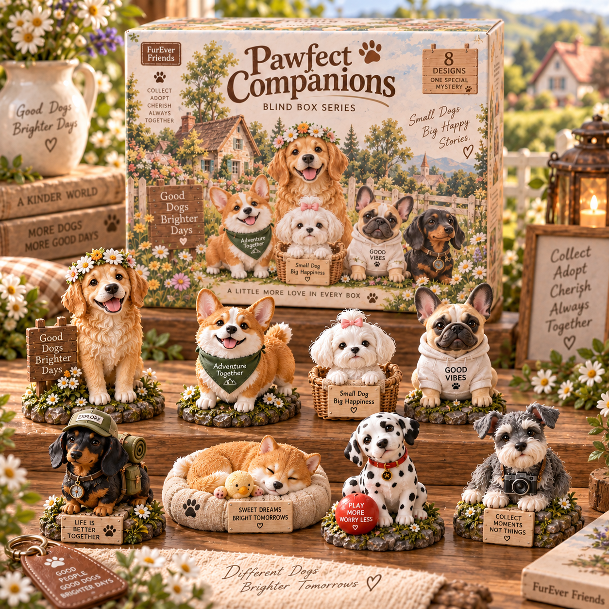 🐾 FurEver Friends™ 24 Days of Puppy Surprises Blind Box Collection | Adorable Dog Figurines