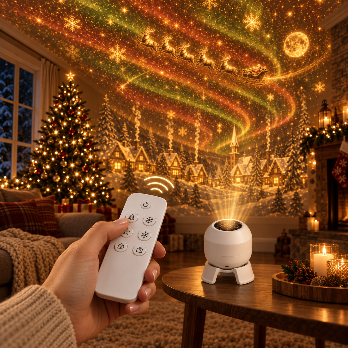 NoelGlow Christmas projector remote control