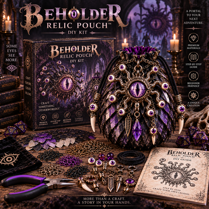 🧿⚔️ Legendary Relic Pouch DIY Kit™ – Fantasy Chainmail Scale Craft
