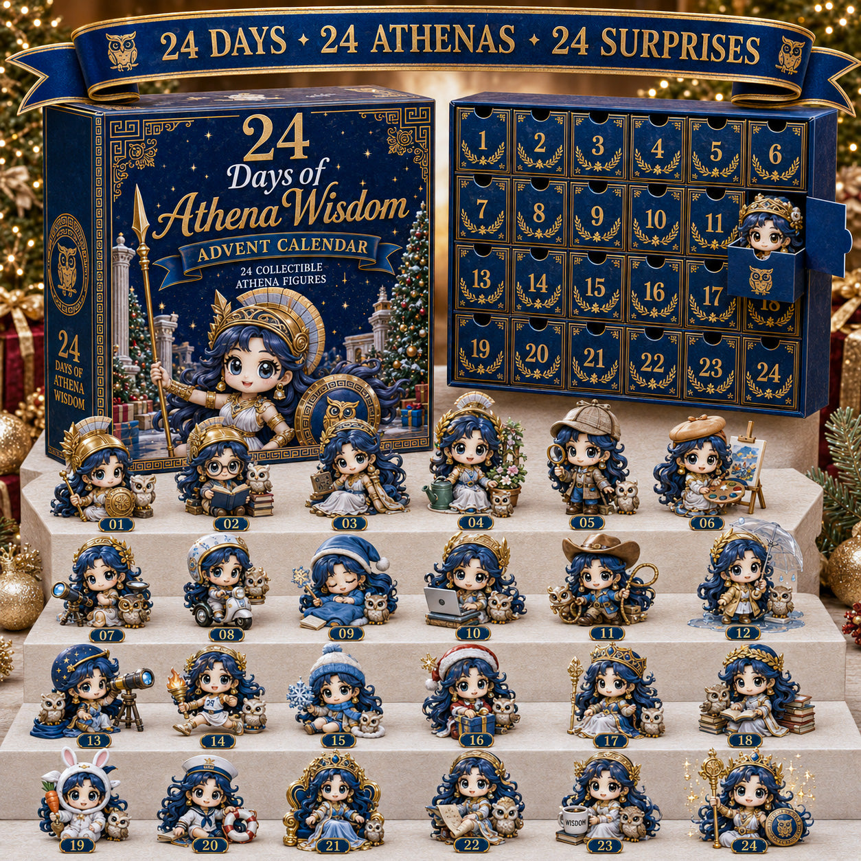 🎄🔥 Mythic Legends Advent Calendar 2026 – 24 Days • 24 Unique Figures • 4 Legendary Collections