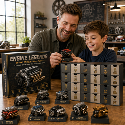 ⚙️ Engine Legends — 24 Days of Mechanical Power Advent Calendar