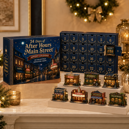 ⏰Limited Stock 50% OFF -🏘️✨ 2026 After Hours Main Street™ Advent Calendar – 24 Unique Shops, 24 Daily Surprises