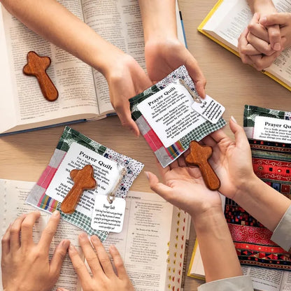 ✝️ Pocket Prayer Quilt Gift Set | 6 Little Blessings for the People You Love 🎁