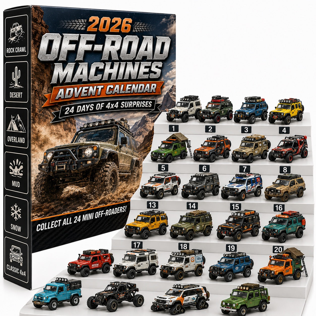 🔥 2026 Truck & 4x4 Advent Calendar – 24 Days of Mini Road Beasts 🛻