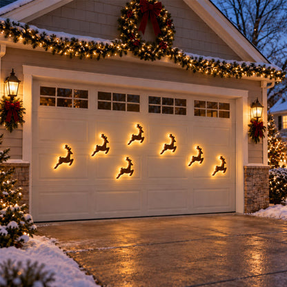 🦌✨ Glowing Christmas Reindeer Wall Light – Cozy Festive LED Decor