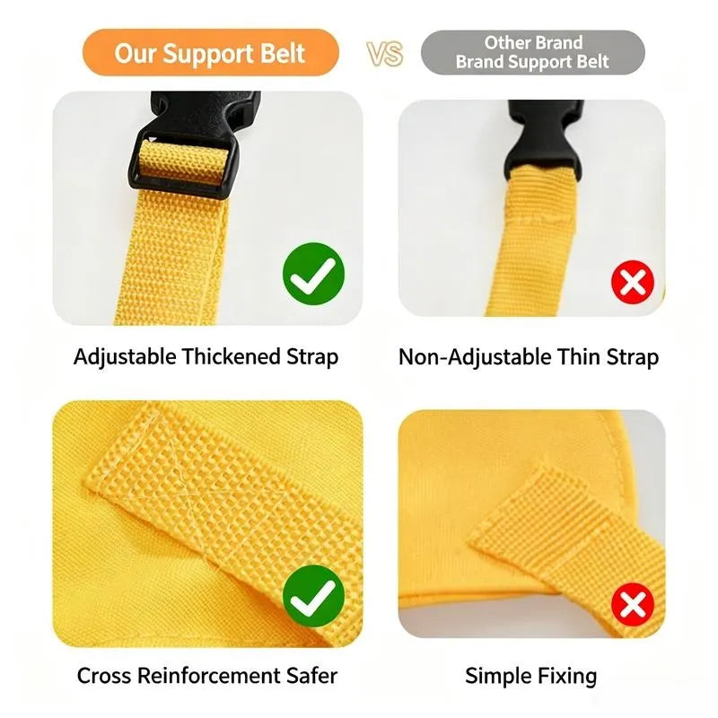 Baby High Chair Seat Belts - Portable Dining Straps Holder