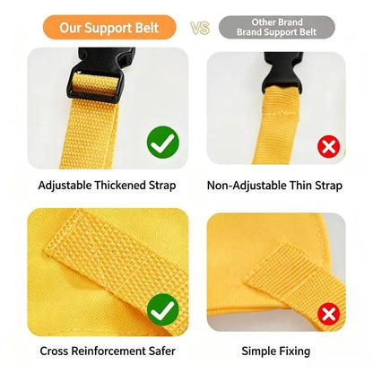 Baby High Chair Seat Belts - Portable Dining Straps Holder