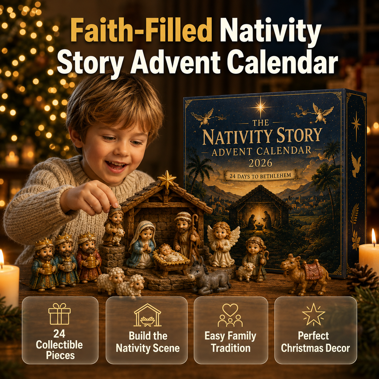 ✨🌟 The Nativity Story Advent Calendar 2026 🎄🙏