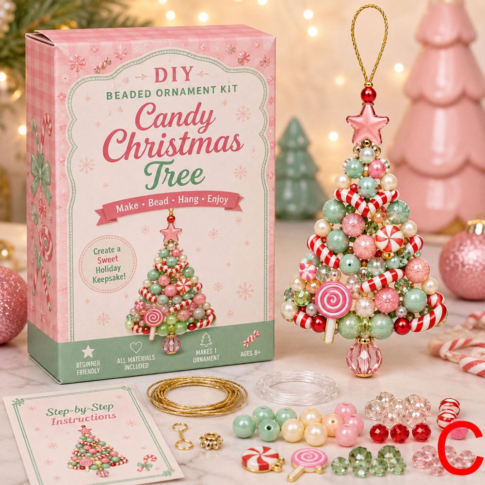 Christmas bead craft kit