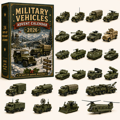 🚜🚗🎄 2026 Vehicle Advent Calendar Collection – 24 Days of Classic Machines, Trucks & Military Legends 🎁✨