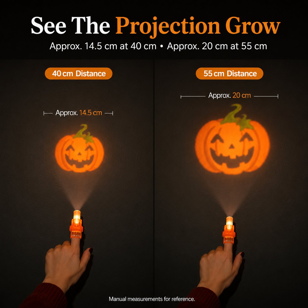 🎉Last Day 49% OFF🎃Halloween Finger Projector Lights – Mini Pattern Projector