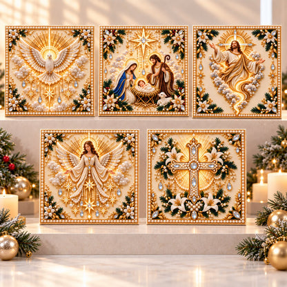 🙏✝️DIY Christian Pearl Artwork Kit✈️ Buy 3+ Get Free Shipping
