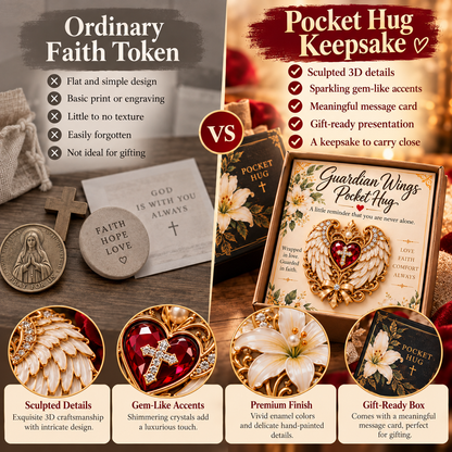 🔥Buy 3, Get 1 Free -🙏✨ Carry the Faith™ Pocket Hug Collection ✝️❤️
