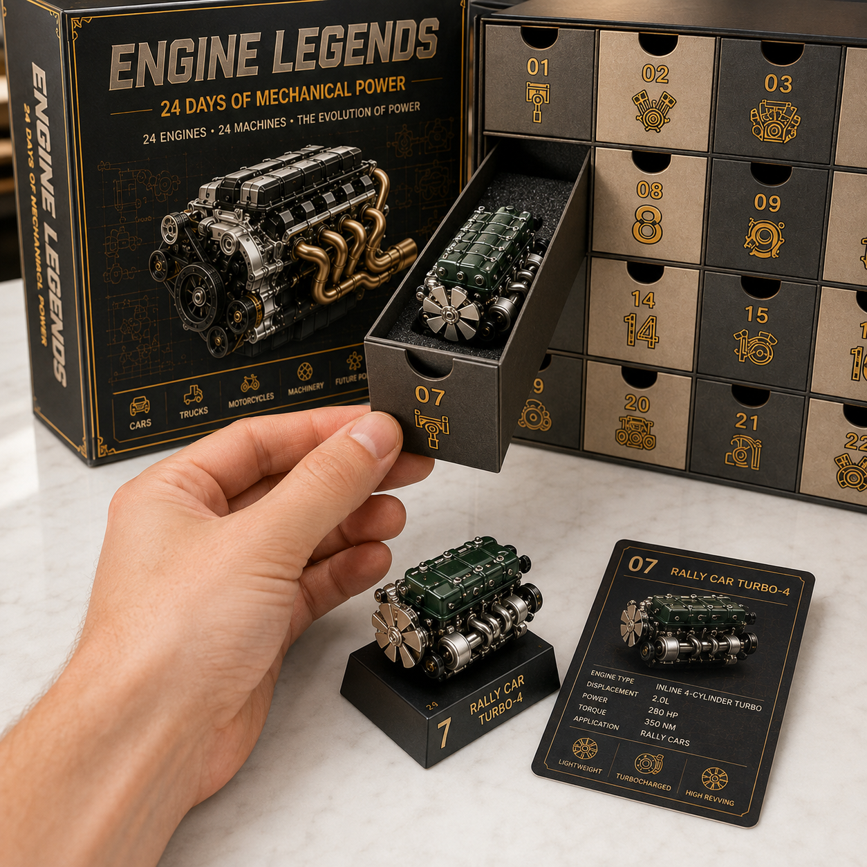 ⚙️ Engine Legends — 24 Days of Mechanical Power Advent Calendar