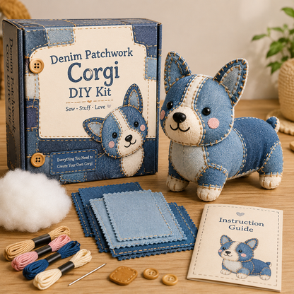 🧵💙 Denim Dreams DIY Collection-BUY 3 GET 1 FREE（4 PCS）