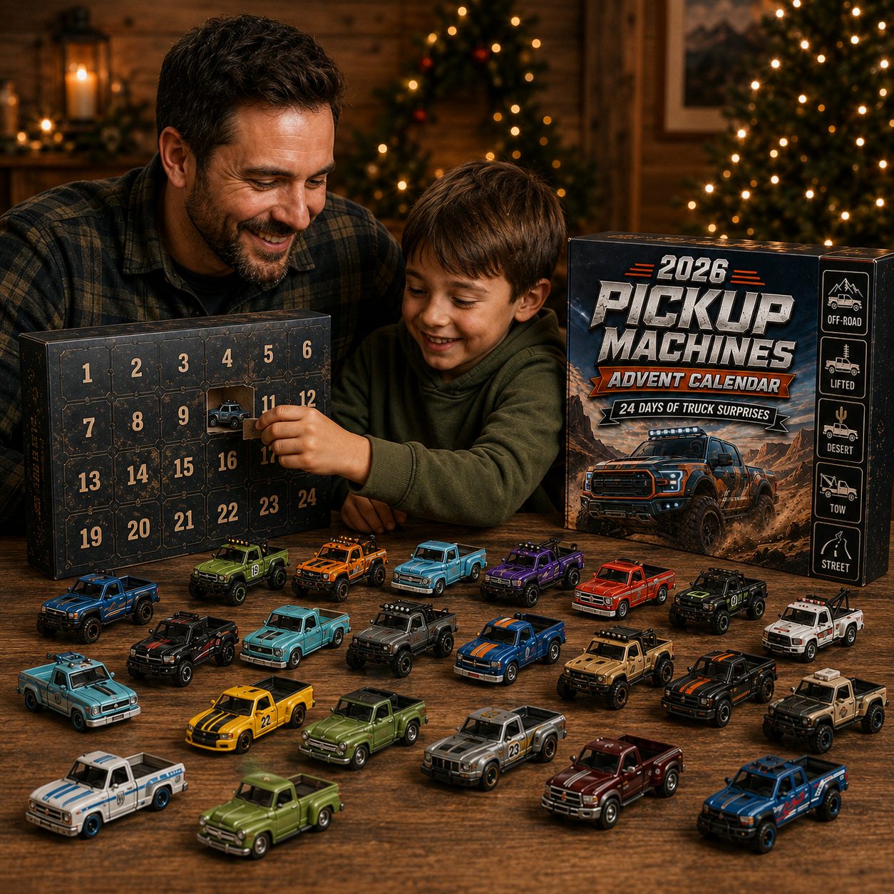 🔥 2026 Truck & 4x4 Advent Calendar – 24 Days of Mini Road Beasts 🛻