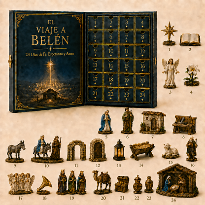 🎄 Camino a Belén 2026🔥 | Calendario de Adviento Cristiano de 24 Días