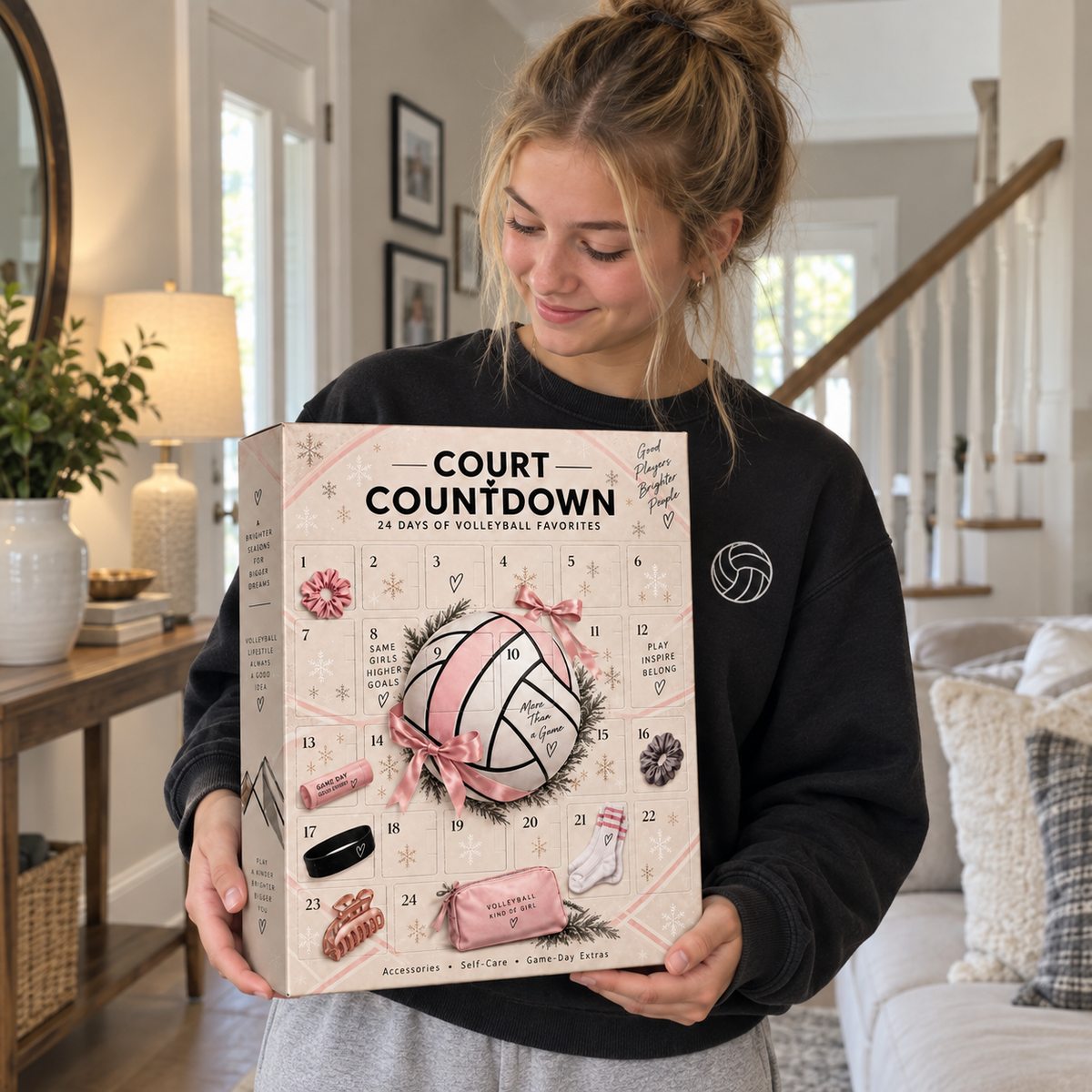 🏐 Court Countdown™ Volleyball Advent Calendar | 24 Days of Volleyball Surprises for Girls