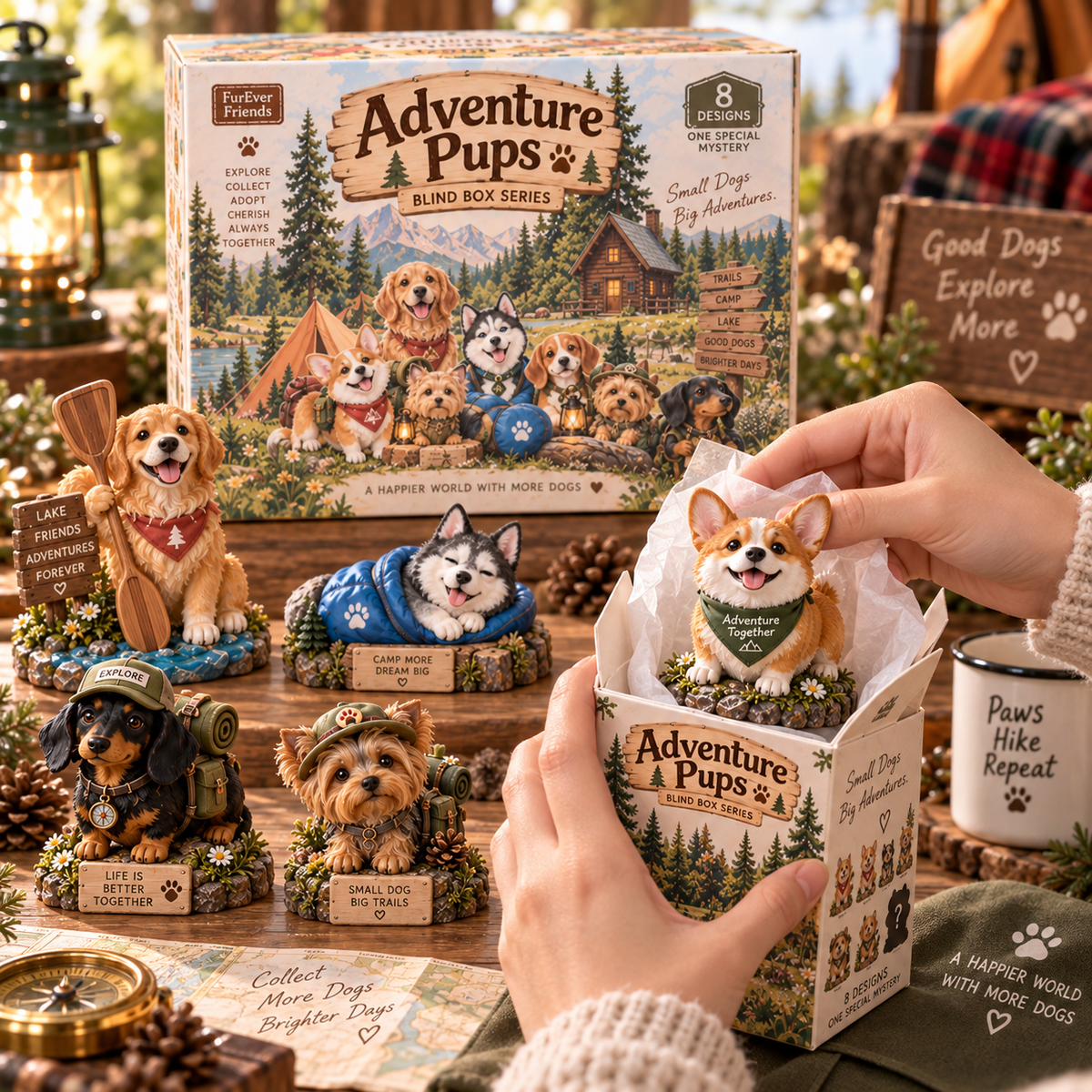 🐾 FurEver Friends™ 24 Days of Puppy Surprises Blind Box Collection | Adorable Dog Figurines