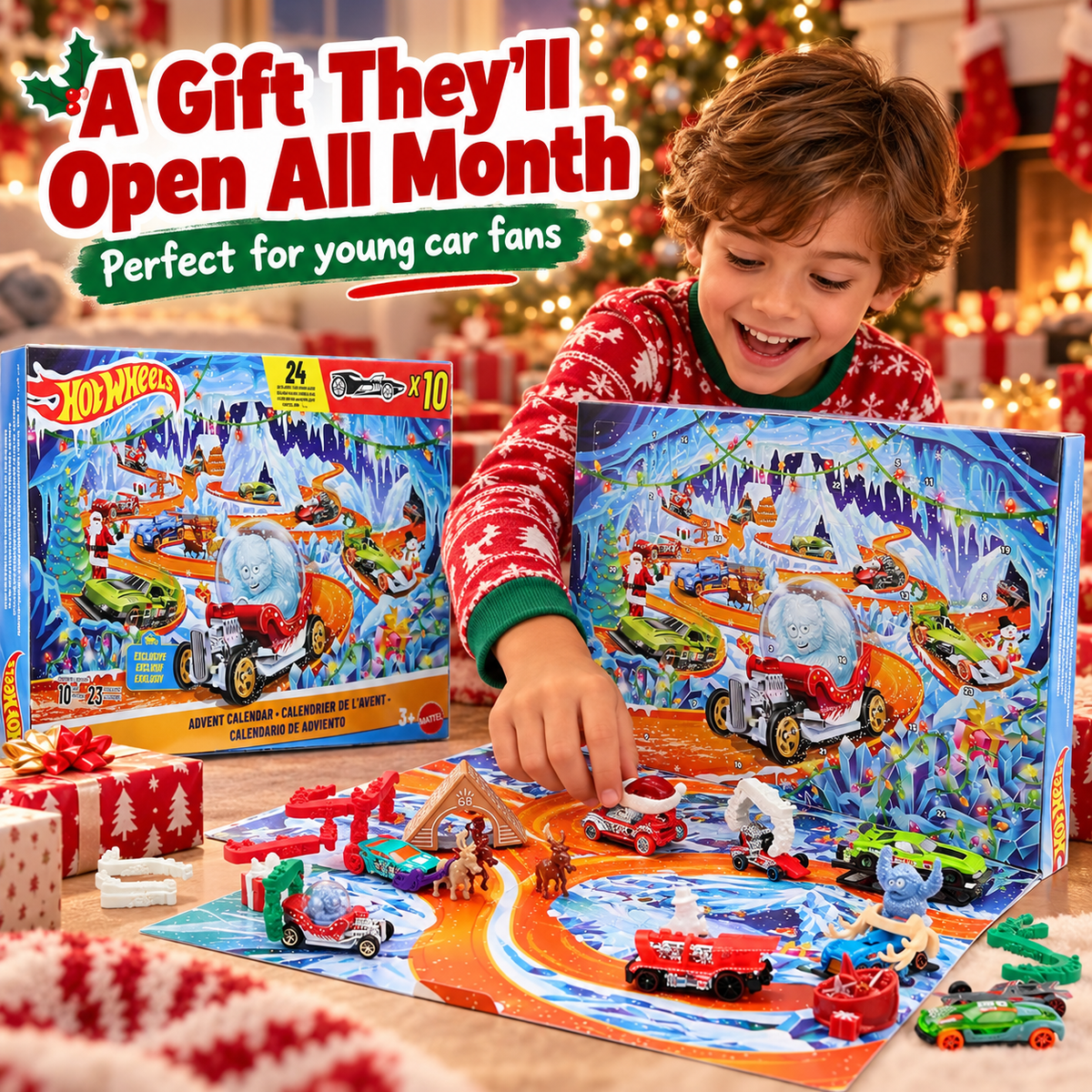 🔥Last Day 50% OFF- 🏎️ 24-Day Christmas Racing Advent Calendar 🎁