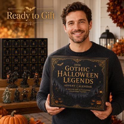 🎃 2026 Gothic Halloween Legends Advent Calendar – 24 Dark Collectible Figures