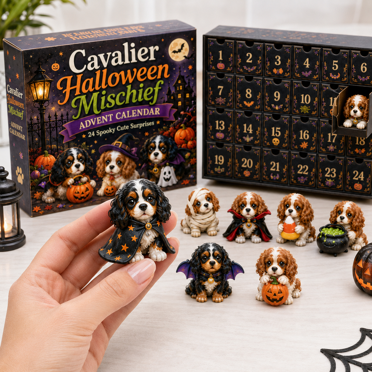 🐾Cavalier Adventures 24-Day Advent Calendar – 6 Themed Collections ✨