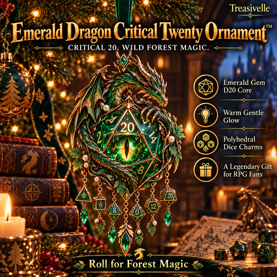 Emerald Dragon ornament