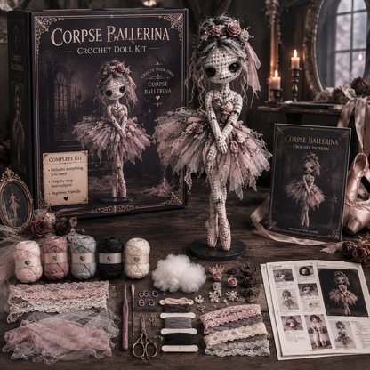 👑Midnight Macabre Crochet DIY Collection 🕯️- BUY 3 GET 1 FREE（4 PCS）
