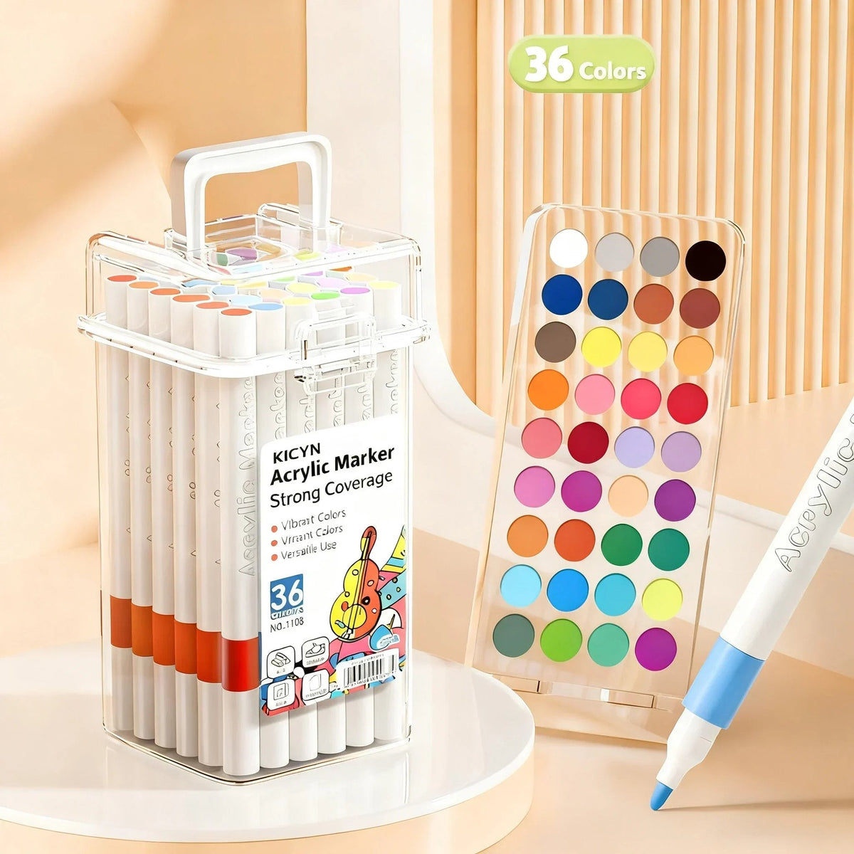 36 color pen set