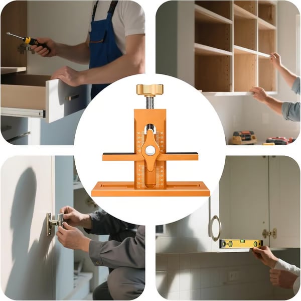 🔥LAST DAY 49% OFF - 🛠️🔥2026 All-New Upgraded Model🔥Multifunctional Cabinet Door Installation Aid🛠️