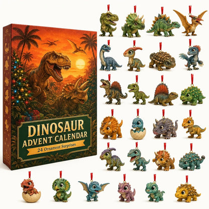 🦖Dinosaur Advent Calendar, 24‑Day Christmas Countdown Calendar