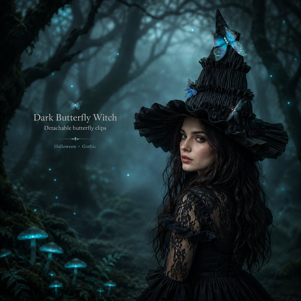 Dark butterfly witch styling