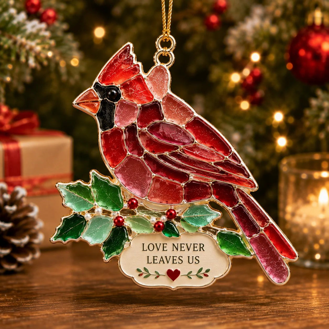 ✨ Stained Sea Glass Style Christmas Ornaments