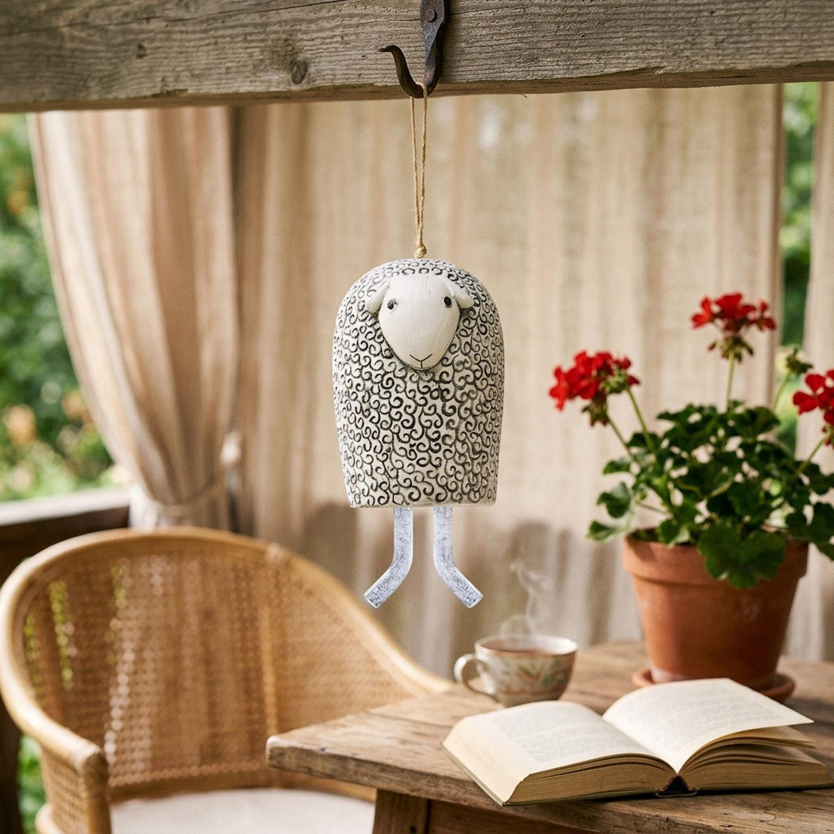 🦊Handmade Whimsical Animal Wind Chime Ornaments🐻
