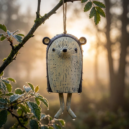 🦊Handmade Whimsical Animal Wind Chime Ornaments🐻