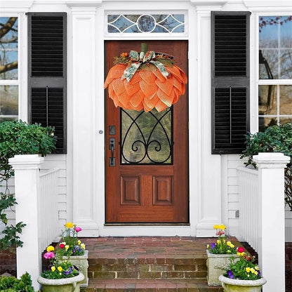 🔥 🍁Handmade Fall Pumpkin Wreath🎃