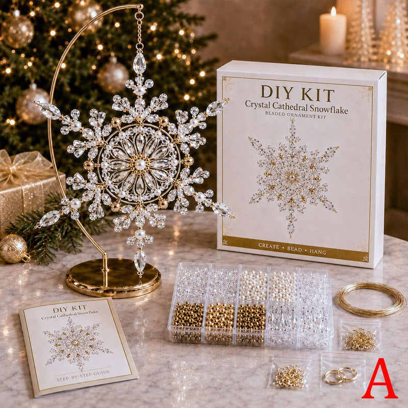 Beaded Snowflake DIY Kit Style