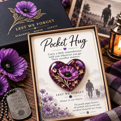 ⏰Buy 3, Get 1 Free - 🌺 Pocket Hug™ Remembrance - A Little Keepsake of Love, Honor & Memories