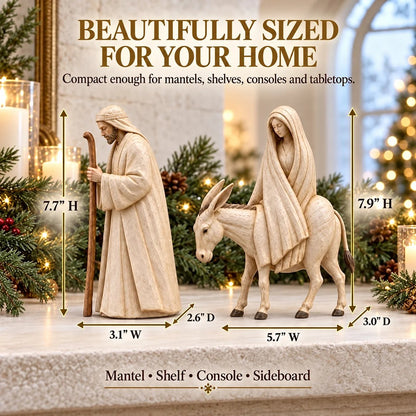 ✝️Journey to Bethlehem Nativity Figurine Set