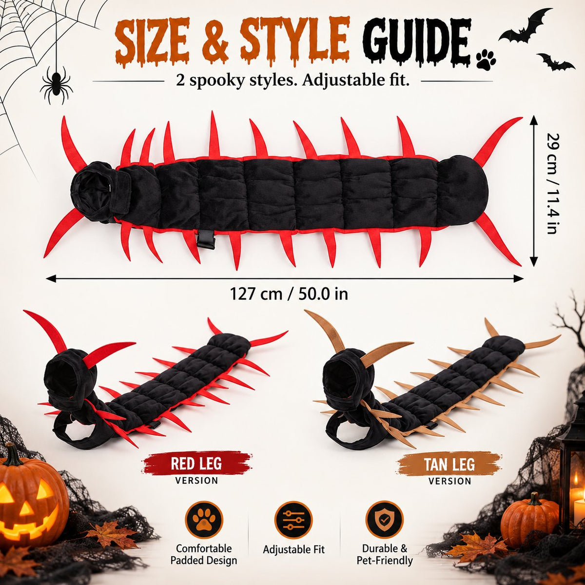 😹 Giant Centipede Cat Costume™ — Creepy Until It Starts Walking