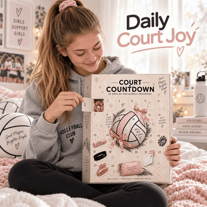 🏐 24 Days. 24 Surprises. One Volleyball-Obsessed Christmas. — 2026 Court Countdown Mystery Box
