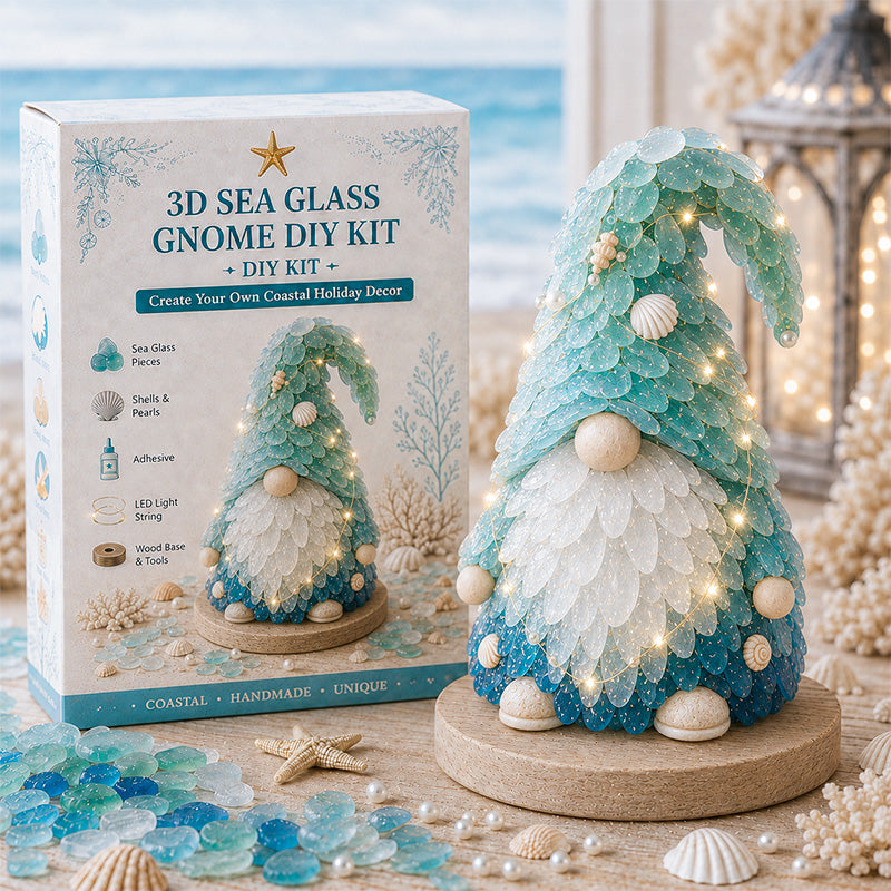 Gnome Sea Glass Art Kit