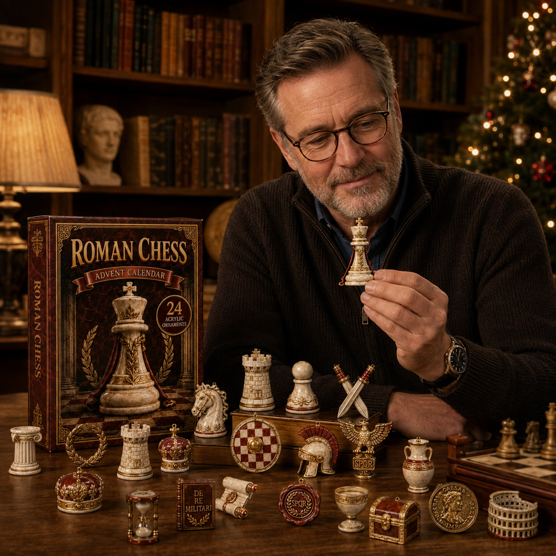 Adult Roman Empire chess collector