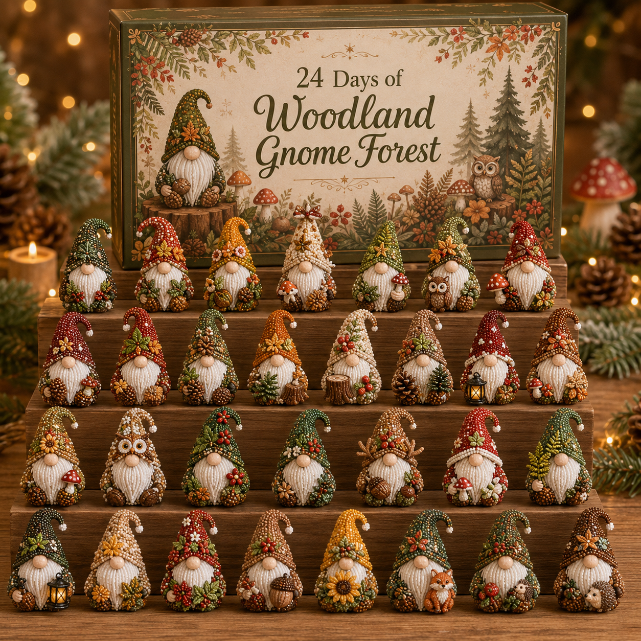 🎄 24 DAYS OF BEADED GNOME MAGIC™