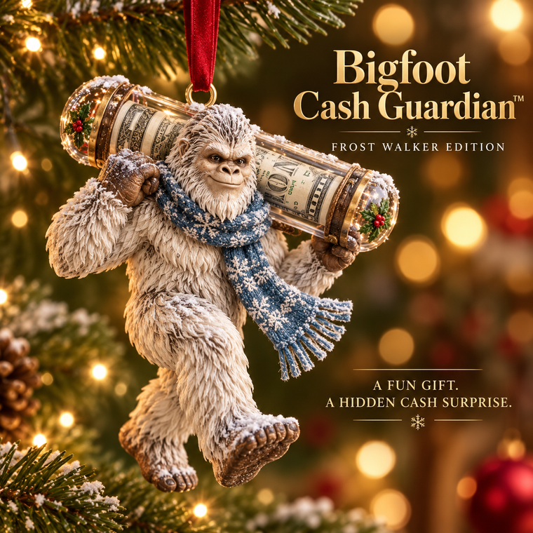 ❄️ Frost Walker Bigfoot Cash Keeper ornament
